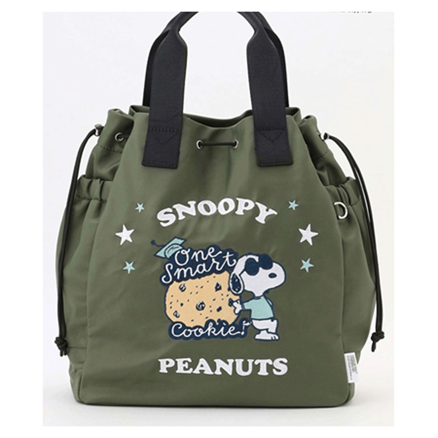 Y’SACCS × SNOOPY 2WAY抽繩束口包